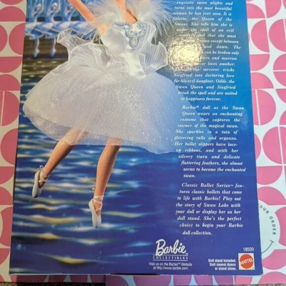 The Swan Queen Barbie Swan Lake Doll Classic Ballet Series Collector 1997 Mattel - Picture 11 of 11